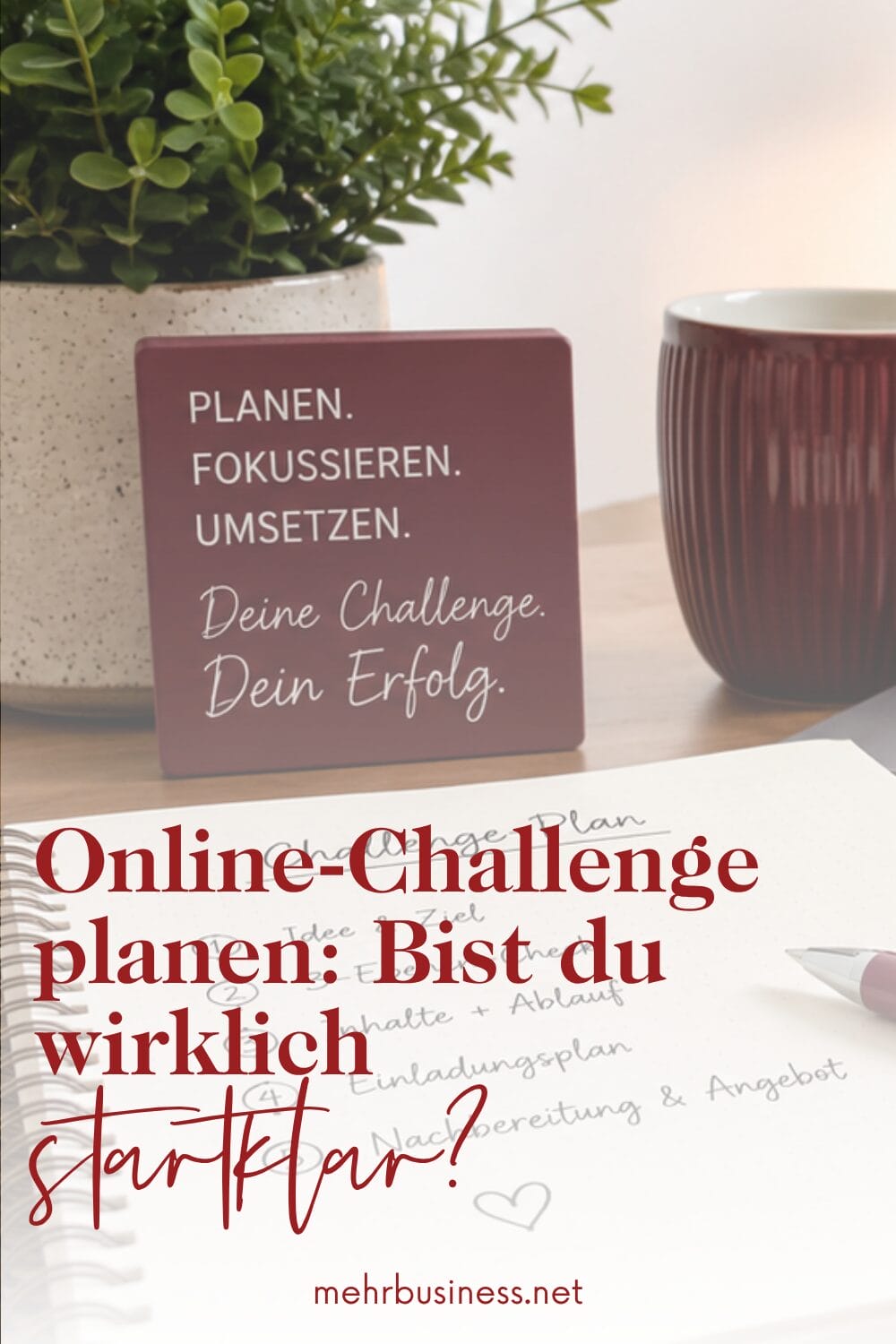 Challenge planen Pin