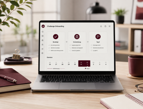 Onboarding für deine Online-Challenge